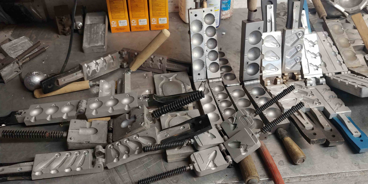 Lead Sinker and Jig Molds